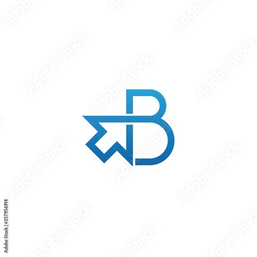 initial b logo design icon, vector, element, template © pitbox