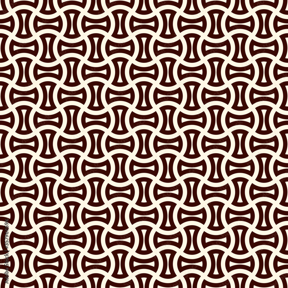 Apple core quilts texture. Bow tie motif. Seamless surface pattern design with interlocking axehead figures. Apple core quilts texture. Bow tie motif. Seamless surface pattern design with interlocking axehead figures.