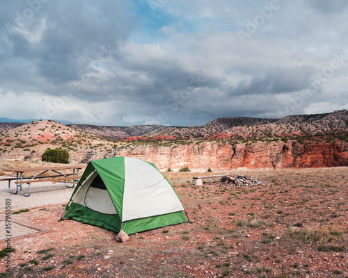 Bighorn canyon national recreation area in April 2019
