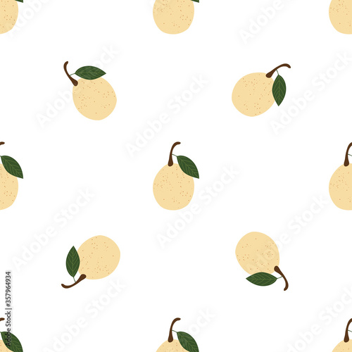 Pear.  Vector Patterns