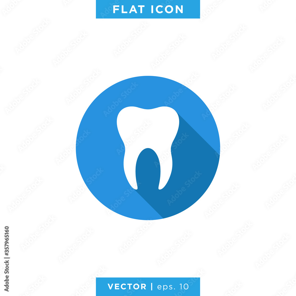 Tooth Icon Logo Design Template. Tooth Icon Logo Design Template.