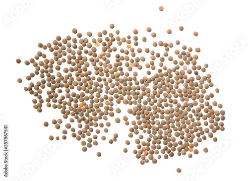 Lentils texture background . bean. soy