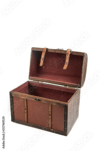 treasure chest isolated on white background