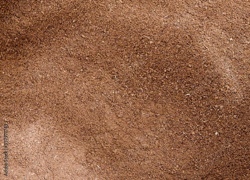 Close-up view of cinnamon powder