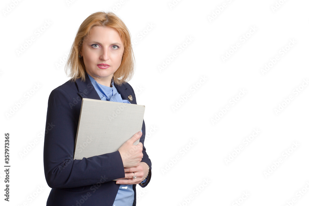 plus size caucasian business office woman. isolated in white. plus size caucasian business office woman. isolated in white.