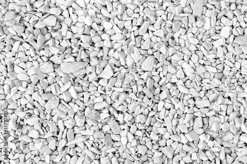 Close up shot of gravel pebble for Texture Background.