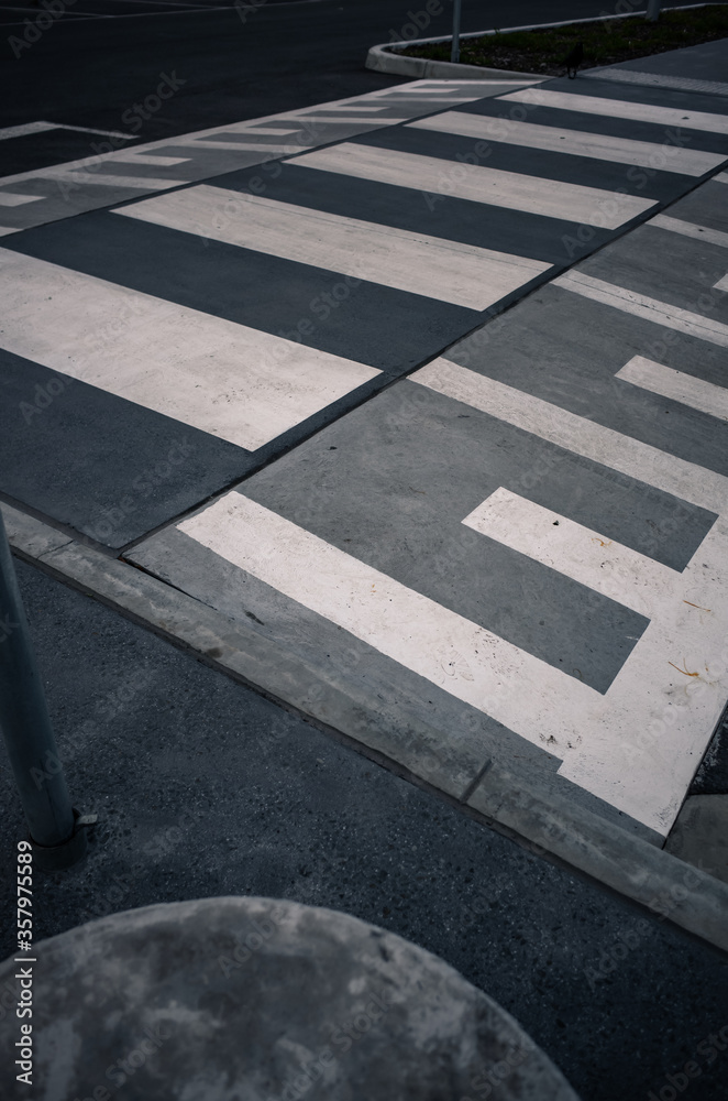 Fototapeta premium pedestrian crossing road