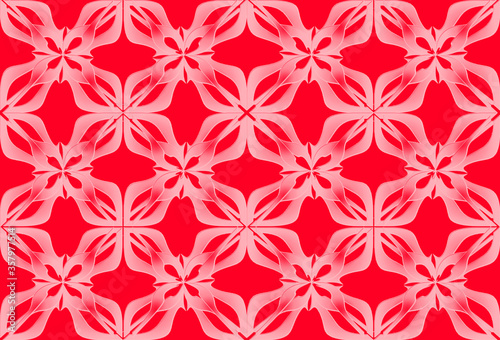 Seamless pattern design with floral background elements  beautiful ornaments