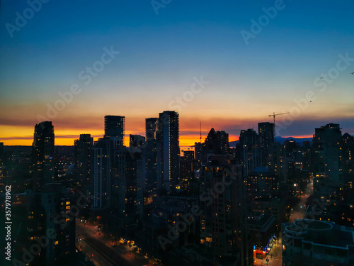 City Aerial Buildings Train Stations Cityscape Skyscrapers and High Rises Coast Marina Harbor Downtown 