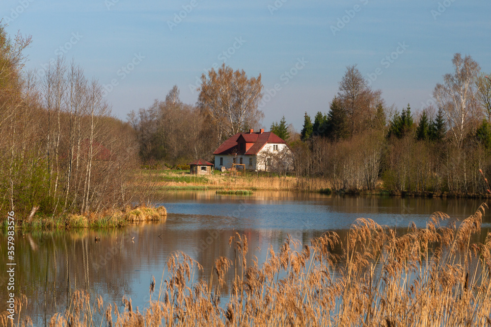 Fototapeta premium Old country houses