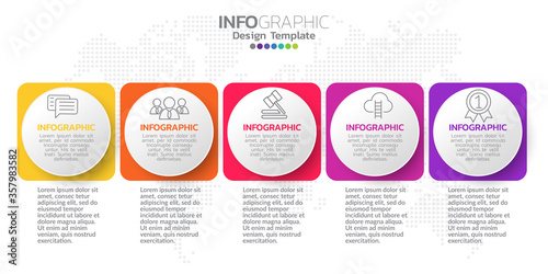 Timeline infographic design vector and icons can be used for workflow layout, diagram, report, web design. Business concept with options, steps or processes.