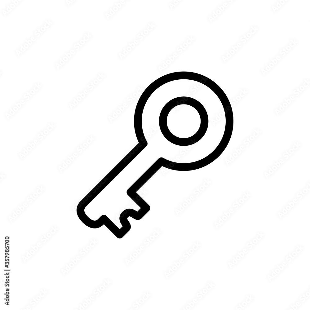key icon line art design key icon line art design