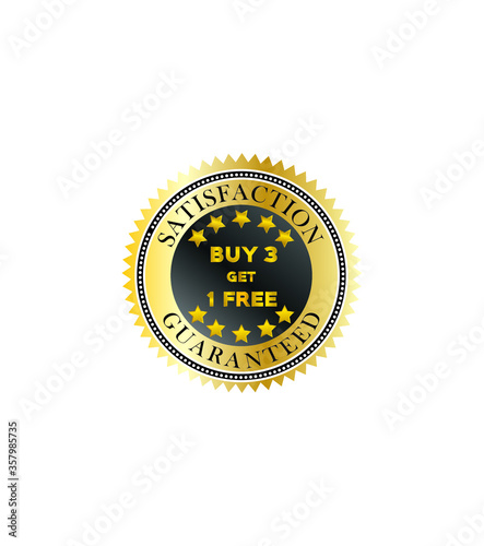 Satisfactory guaranteed logo template, Vector logo for business and company identity 
