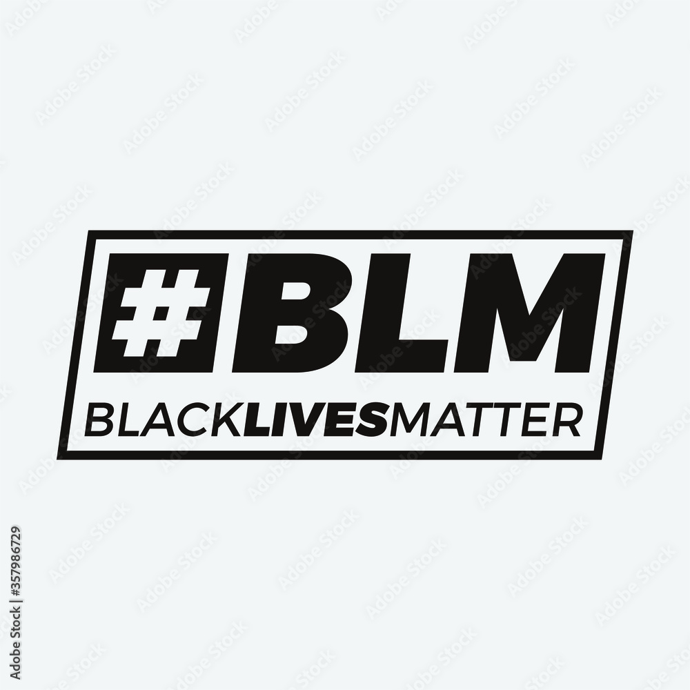 Black Lives Matter. Word Slogan. Graphic Design of Protest Banner. Black Lives Matter. Word Slogan. Graphic Design of Protest Banner.