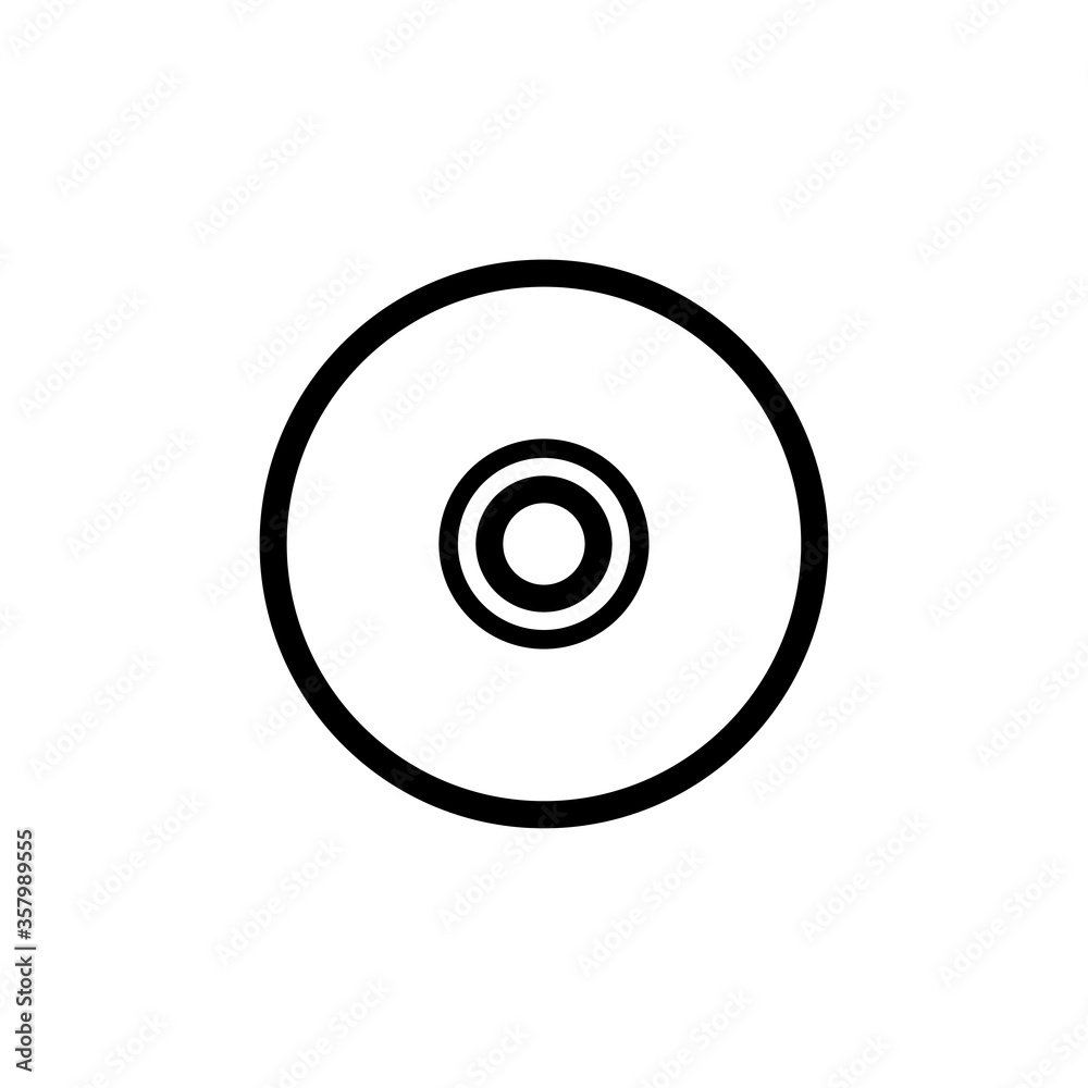 disk icon logo illustration design disk icon logo illustration design