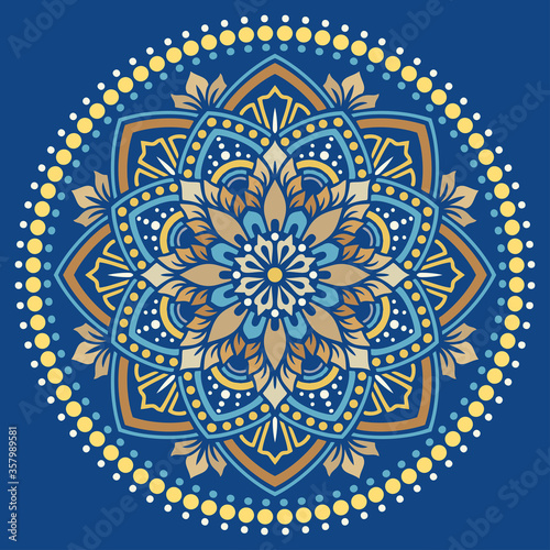 Mandala pattern color Stencil doodles sketch good mood