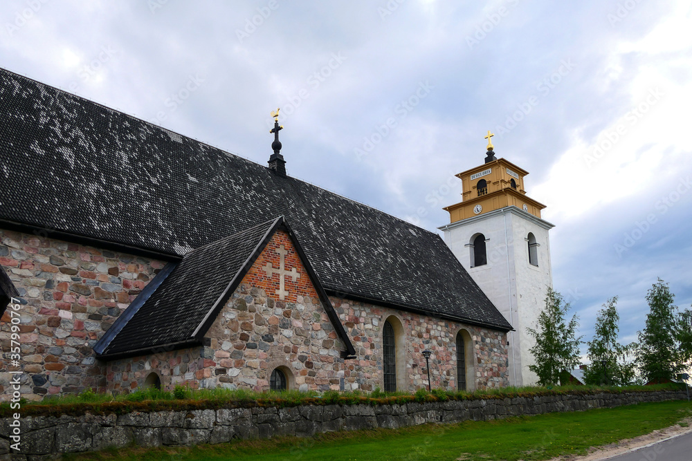 Lulea, Sweden  The Nederlulea Church in Gammelstaden or Gammelstad, a locality in Lulea Municipality, Norrbotten County and known for the Gammelstad Church Town, a UNESCO World Heritage Site.