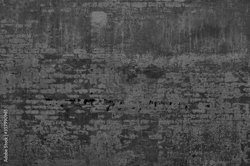 Dark Old wall with cracks background, Material design, Modern Loft Concept, Vintage Texture, Abstract backdrop 