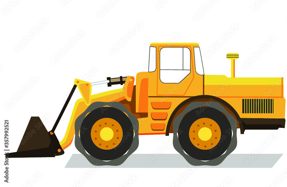 industry, equipment, truck, vector, heavy, vehicle, transportation, construction, dump, transport, industrial, yellow, illustration, large, machinery, isolated, machine, cargo, business, dumper, car, 