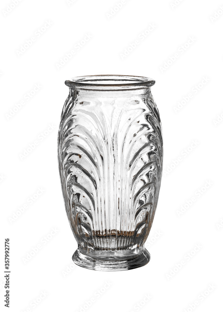 Ancient glass vase isolated on white background Ancient glass vase isolated on white background