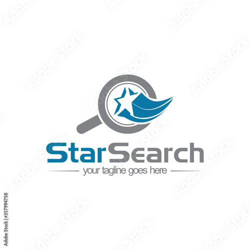 star search talent business logo design