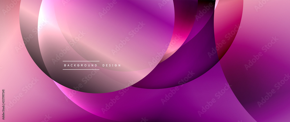 Circle modern geometric abstract background with liquid gradients Circle modern geometric abstract background with liquid gradients