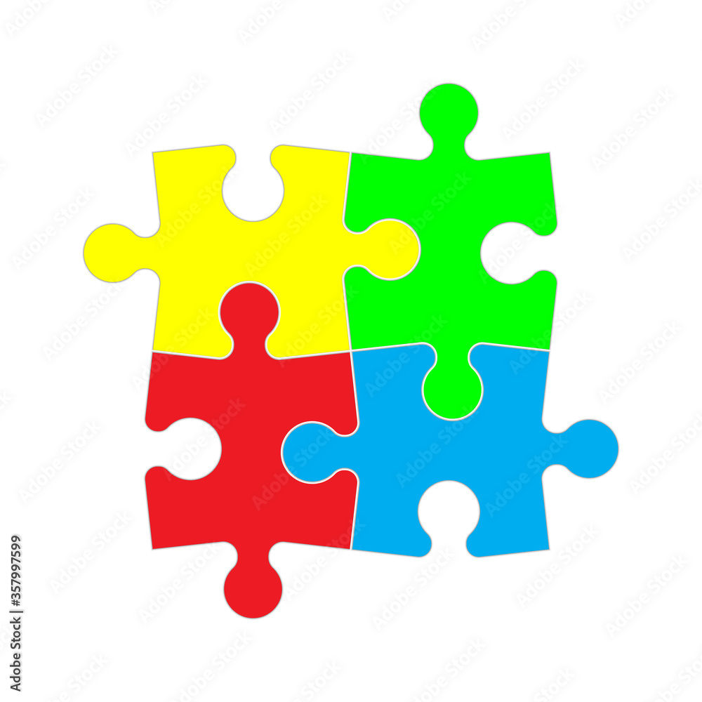 Set puzzle pieces. Texture mosaic background. Vector. Set puzzle pieces. Texture mosaic background. Vector.