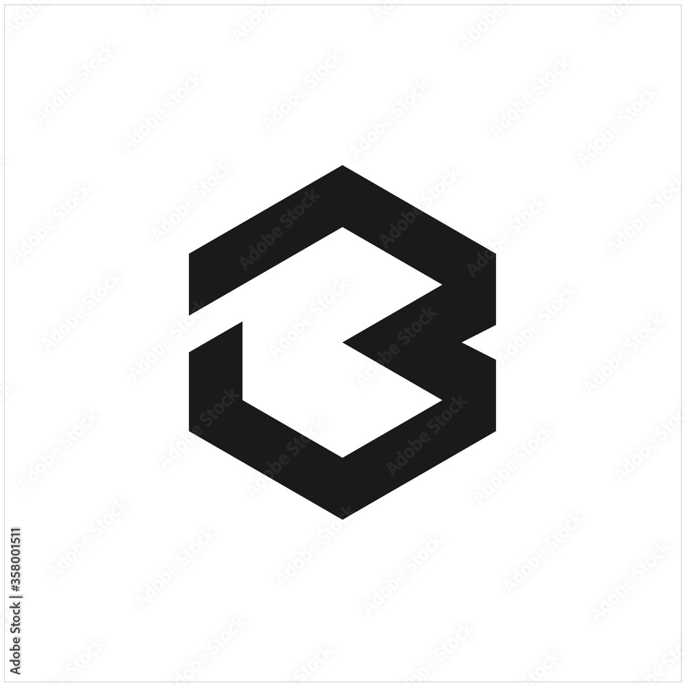 Initial Letter BC Logo Template Vector Design