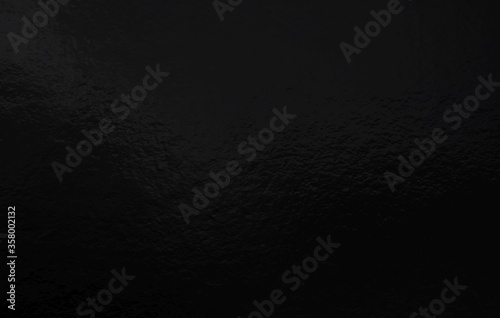 Black foil gradient texture background with uneven surface