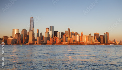 Lower Manhattan skyscrapers and One World Trade Center, New York City © TTstudio