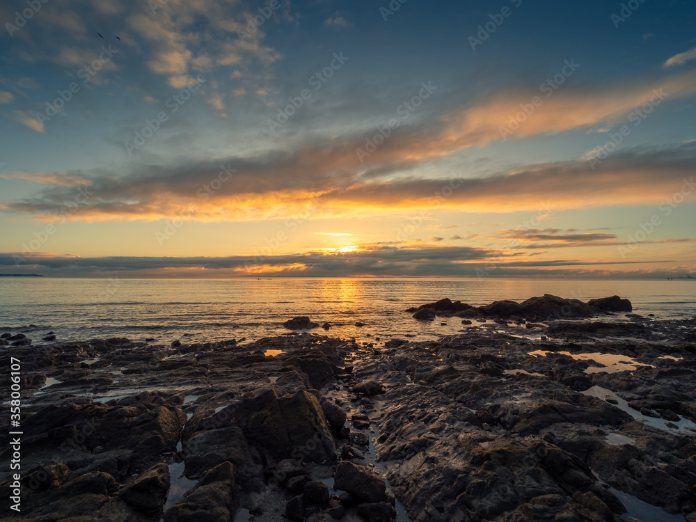 Golden Seaside Sunrise