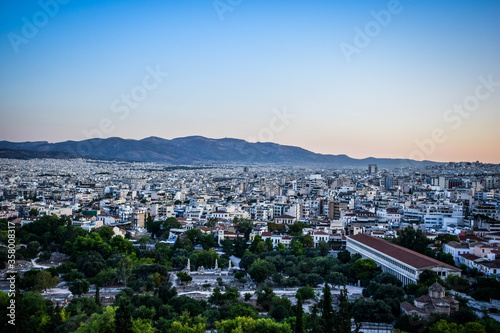Bild auf Leinwand Athens - the capital city of Greece and its architecture