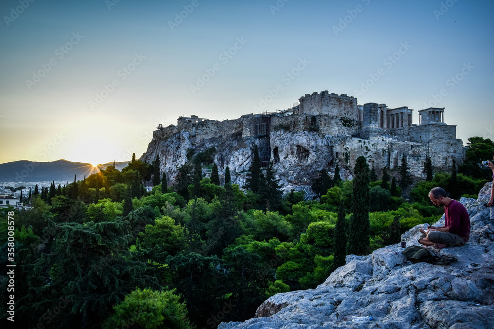 Naklejka premium Athens - the capital city of Greece and its architecture