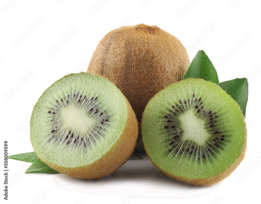 Fototapeta premium Kiwi fruit isolated on white background