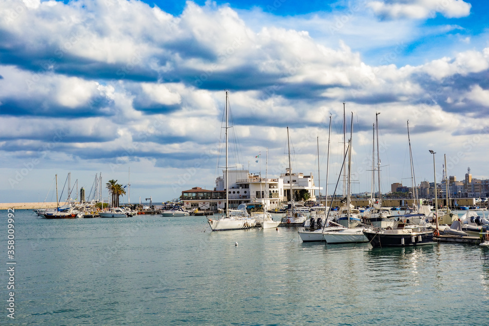 Panoramic view of Bari. Puglia. Italy.
