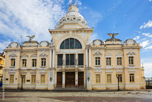 Salvador. Brazil.Salvador, Brazil, Rio Branco Palace.
 The Rio Branco Palace is the former seat of the government of the state of Bahia and one of the oldest Palace complexes in Brazil and is one of t