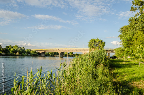 A bridge in the Vojvodina village of Srbobran on the river Krivaja 