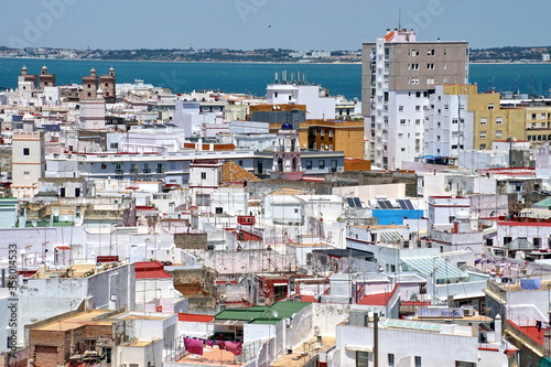 The City of Cadiz Spain Andalusia from the perspective of different viewpoints © othman