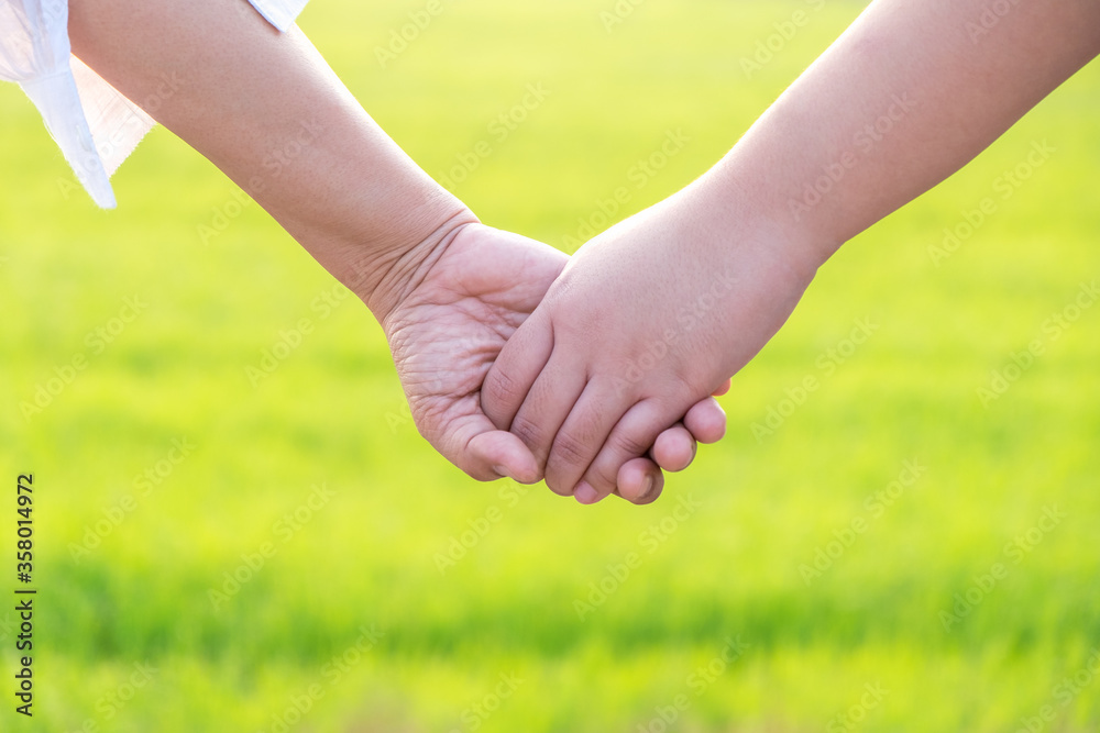 Young couples hand on nature background, This photo can be used for love or family concept. Young couples hand on nature background, This photo can be used for love or family concept.