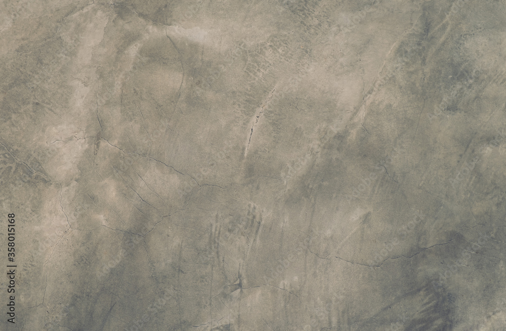 Naklejka premium Abstract weathered texture stained old stucco light gray and aged paint concrete black wall background in the room.