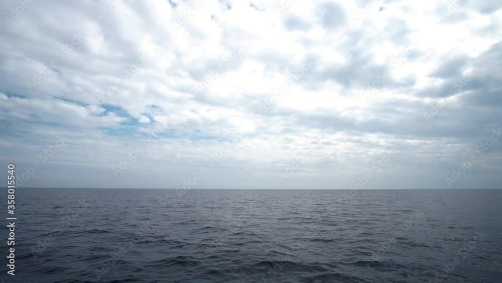 Sea view in a calm and quiet day , blue ocean waves Sea view in a calm and quiet day , blue ocean waves