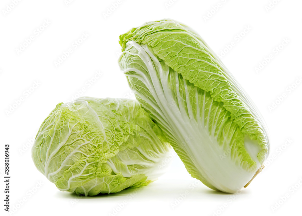 Fototapeta cabbage isolated on white background