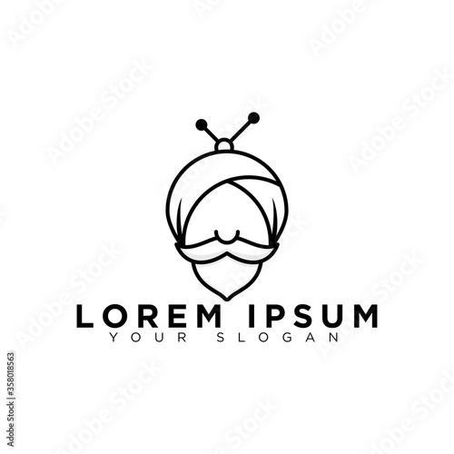 simple guru media logo design