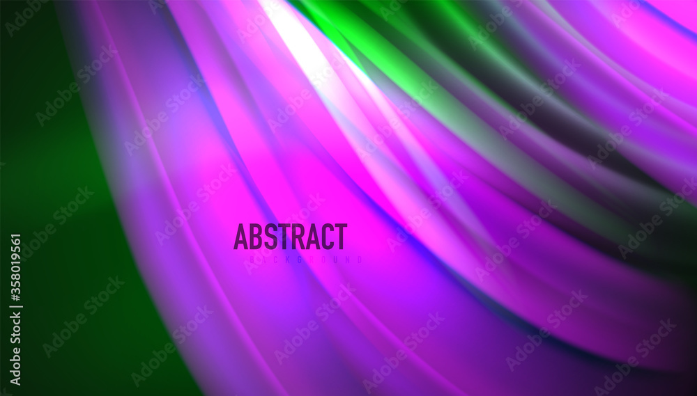 Fluid wave lines background. Trendy abstract layout template for business or technology presentation, internet poster or web brochure cover, wallpaper Fluid wave lines background. Trendy abstract layout template for business or technology presentation, internet poster or web brochure cover, wallpaper