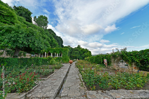 Palace in Balchik, located on the Bulgarian Black Sea coast in South Dobrudja. The official name is the Quiet Nest Palace. It was built when this territory belonged to Romania, for the needs of Queen  photo