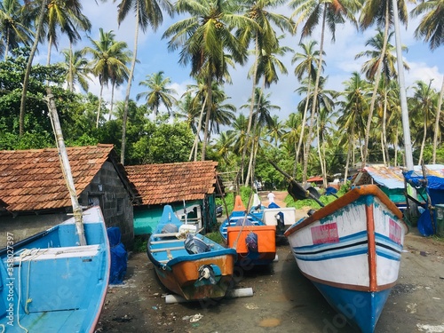 the beautiful beach side