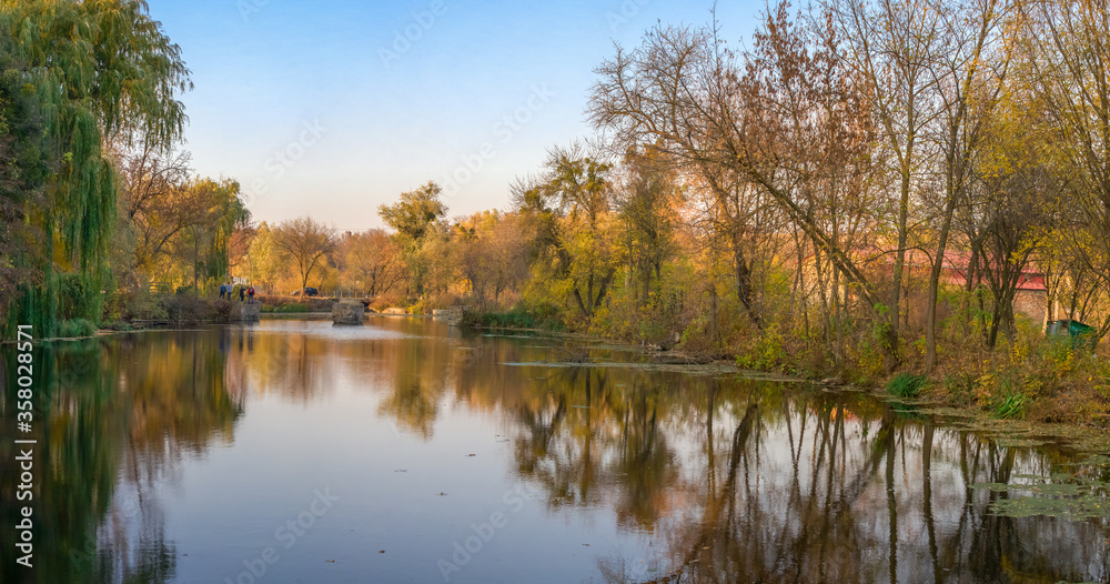 Buky Canyon and Hirskyi Tikych river in Ukraine