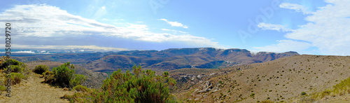 Panorama vom Mountain Zebra Nationalpark, Südafrika 