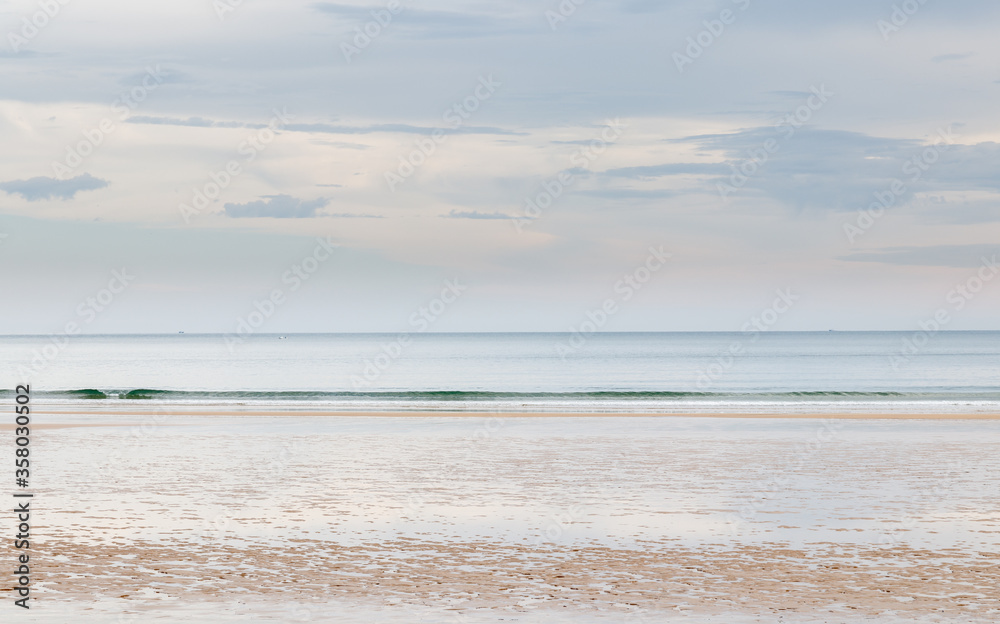 landscape  in the coast in the north of spain