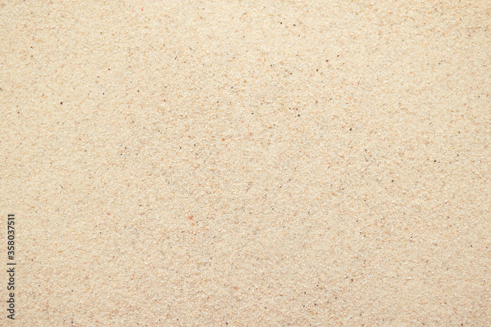 Top view of smooth sand surface Top view of smooth sand surface